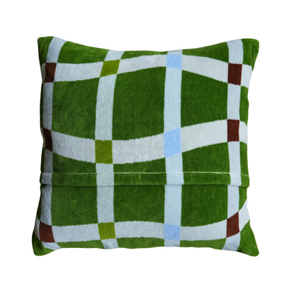 CUSHION COVER：Flow / moss green
