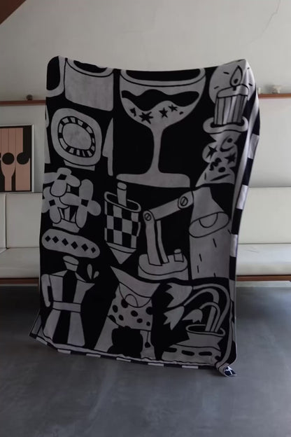 BED THROW BLANKET：This and that by Michael Towers