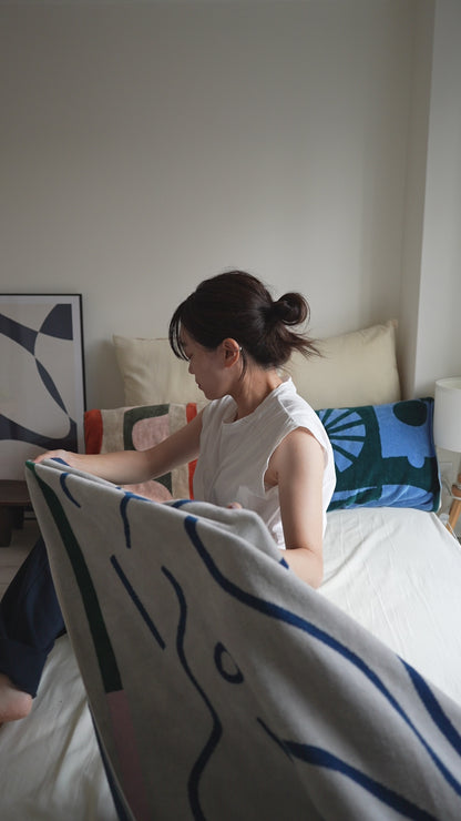 【母の日限定ラッピング】TOWEL BLANKET : Waltz of the flowers